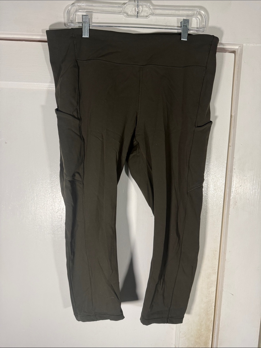 Lululemon Fast and Free Crop Leggings - Women's - Green